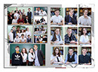 Школьные выпускные фотоальбомы. Выпускные фотоальбомы для старшеклассников. Фотокнига - фотоальбом для выпускников школ. Фотольбом "Серый - 2"