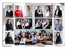 Школьные выпускные фотоальбомы. Выпускные фотоальбомы для старшеклассников. Фотокнига - фотоальбом для выпускников школ. Фотольбом "Серый - 2"